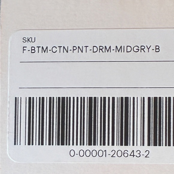 Everlane The Dream Pant Organic Cotton Blend Pull On Grey Size XL - Picture 13 of 15